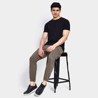Men's Slim Fit Casual Trousers , Olive, small image number null
